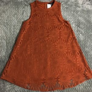 NWT MEDIUM Forever 21 Sunflower Lace Dress